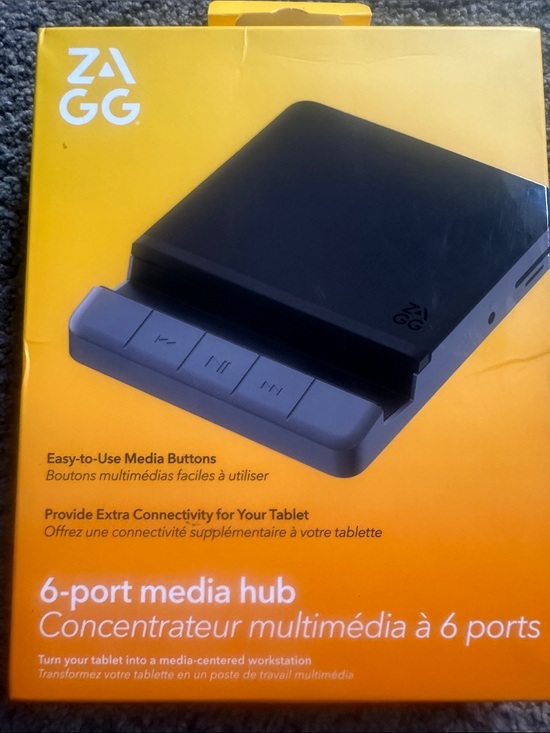 ZAGG Other - Zagg 6-Port Media Hub - Black